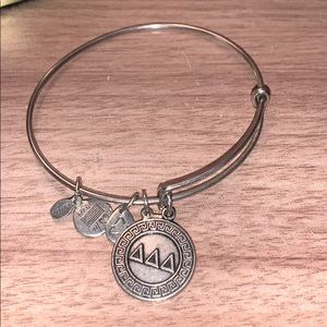 Alex and Ani bracelet with Tri Delta charm